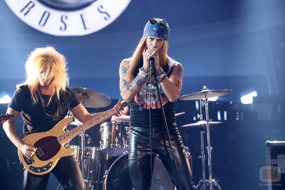 Carlos Baute imita a Gun's n' Roses en la gala 4 de 'Tu cara me suena'