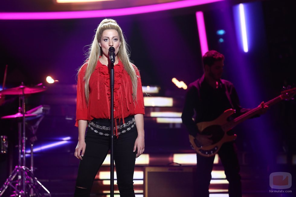 María Villalón imita a Shakira en la gala 4 de 'Tu cara me suena'