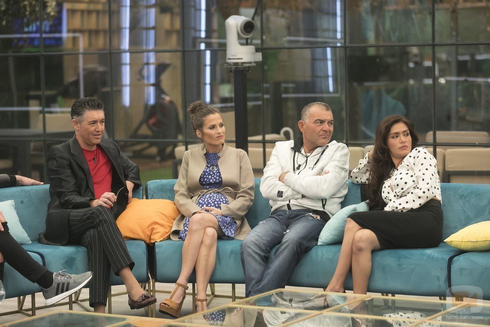 Ángel Garó, Verdeliss, El Koala y Miriam Saavedra en la gala 6 de 'GH VIP 6'