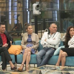Ángel Garó, Verdeliss, El Koala y Miriam Saavedra en la gala 6 de 'GH VIP 6'