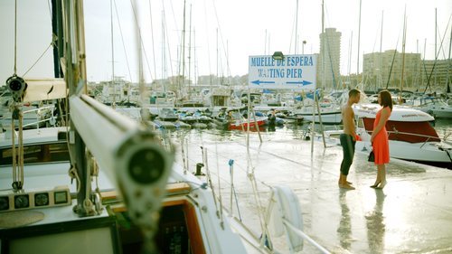 Cristina Castaño y Jesús Mosquera hablando en 'Toy Boy'