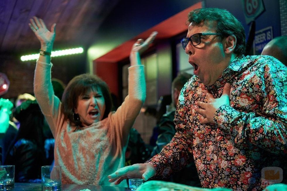 Menchu y Bruno de fiesta en la temporada 11 de  'La que se avecina'