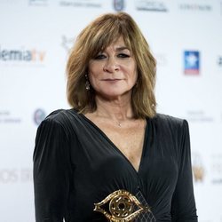 Sonia Martínez posa en los Premios Iris 2018