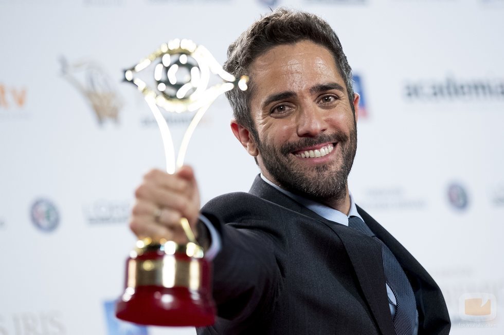 Roberto Leal posa en los Premios Iris 2018