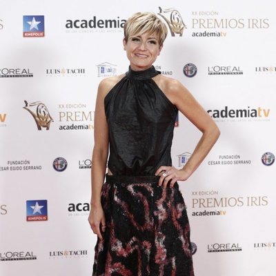 Sara Escudero posa en los Premios Iris 2018