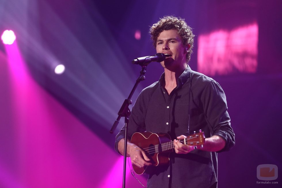 Vance Joy cuando estuvo invitado en la Gala 5 de 'OT 2018'