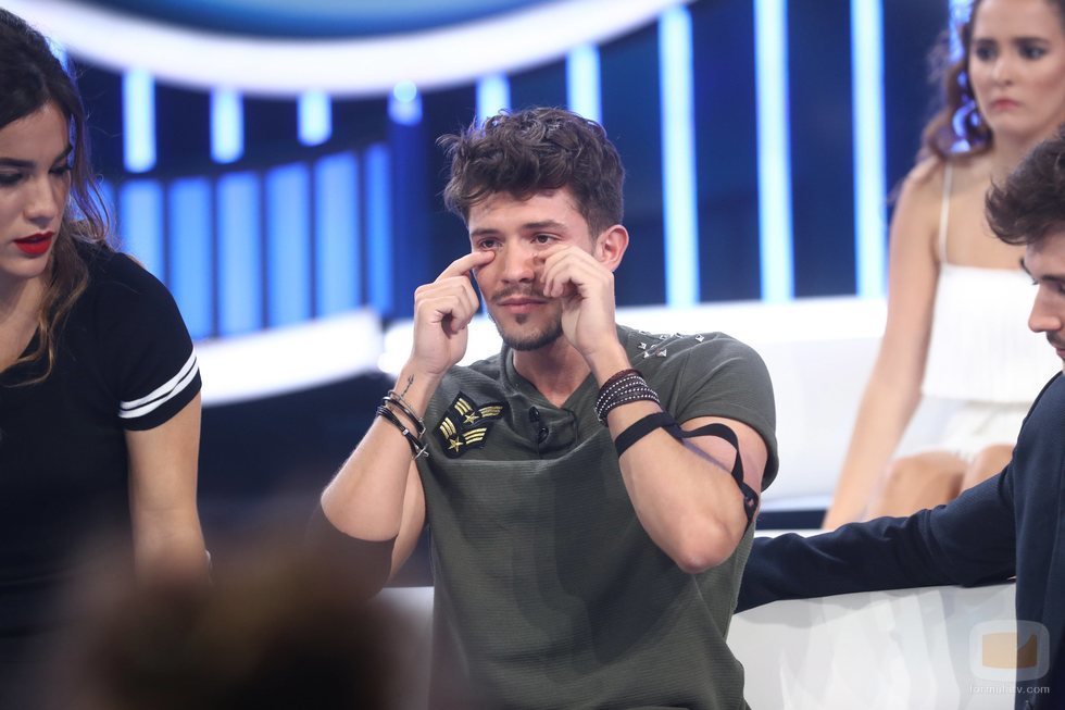 Carlos Right llora en la Gala 5 de 'OT 2018'