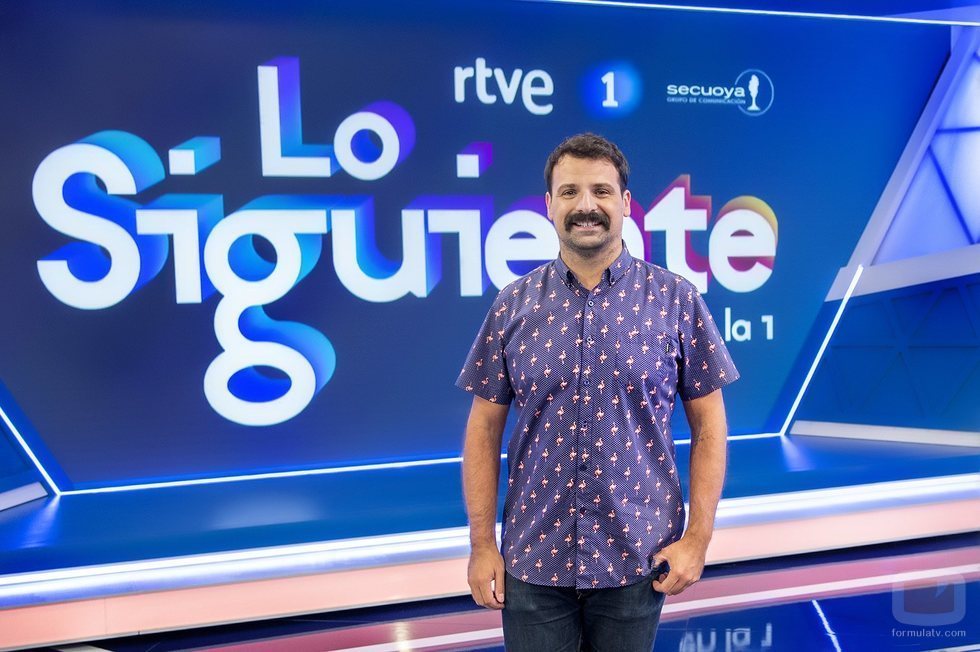 Ángel Carmona en el plató de 'Lo siguiente'