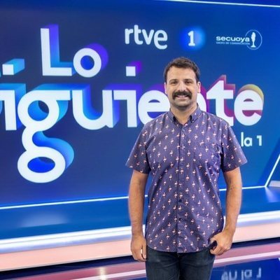 Ángel Carmona en el plató de 'Lo siguiente'
