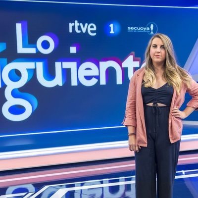 Carolina Iglesias en el plató de 'Lo siguiente'