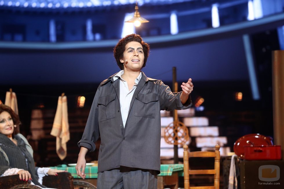 María Villalón imita a Antonio Molina en la gala 5 de 'Tu cara me suena'