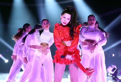 Soraya Arnelas imita a Rosalía en la gala 5 de 'Tu cara me suena'