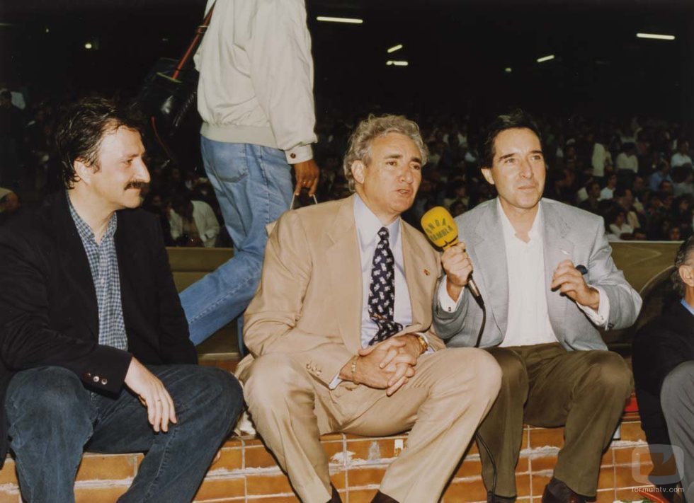 Iñaki Gabilondo junto a Luis del Olmo en una imagen de archivo para 'Imprescindibles'