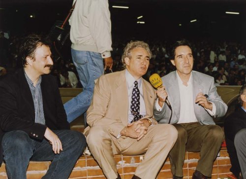 Iñaki Gabilondo junto a Luis del Olmo en una imagen de archivo para 'Imprescindibles'