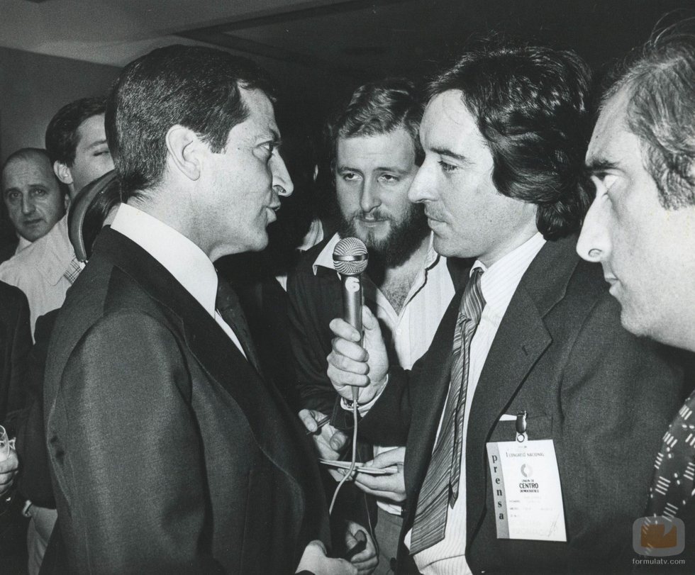 Iñaki Gabilondo entrevista a Adolfo Suárez, imagen de archivo para 'Imprescindibles'