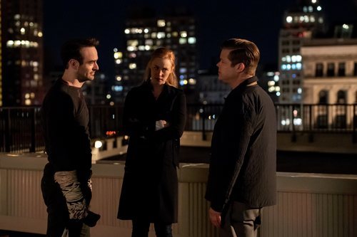 Matt Murdock, Karen Page y Foggy en la tercera temporada de 'Daredevil'