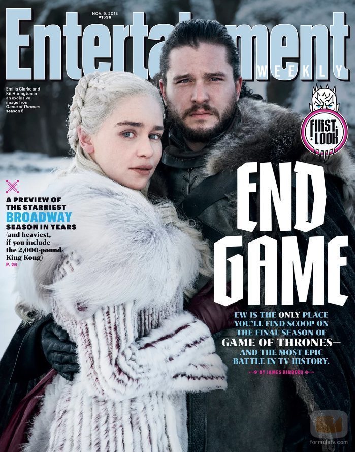 Jon Nieve y Daenarys Targaryen, protagonistas de la primera imagen de la Temporada 8 de 'Juego de Tronos'