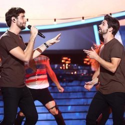Jordi Coll se metió en la piel de Álvaro Soler en la gala 6 de 'Tu cara me suena'