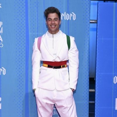 Abraham García Arévalo en la alfombra roja de los EMAs 2018