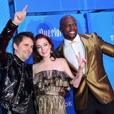 Matt Bellamy, Lindsay Lohan y Terry Crews, juntos en los EMAs 2018
