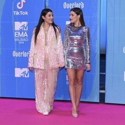 Alba Paul y Dulceida en los EMAs 2018