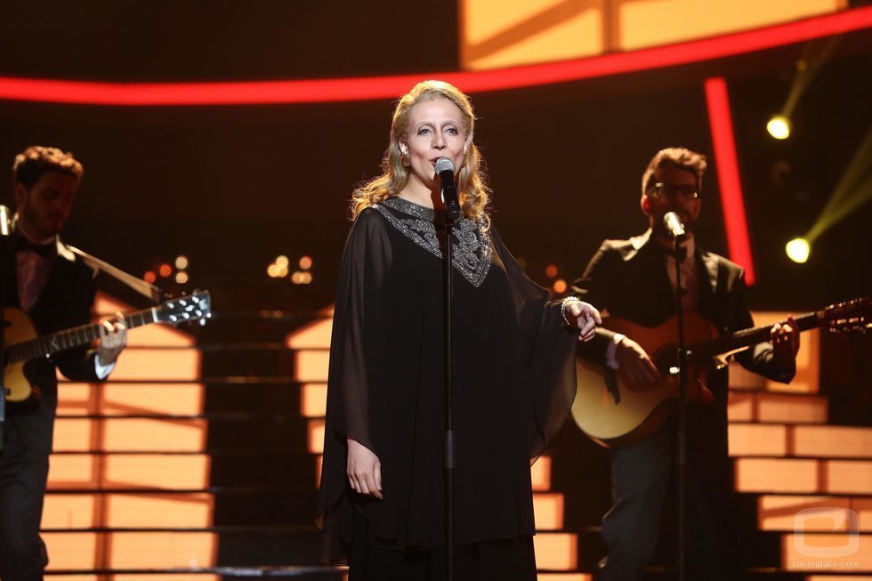 María Villalón imitó a María Dolores Pradera en la gala 6 de 'Tu cara me suena'