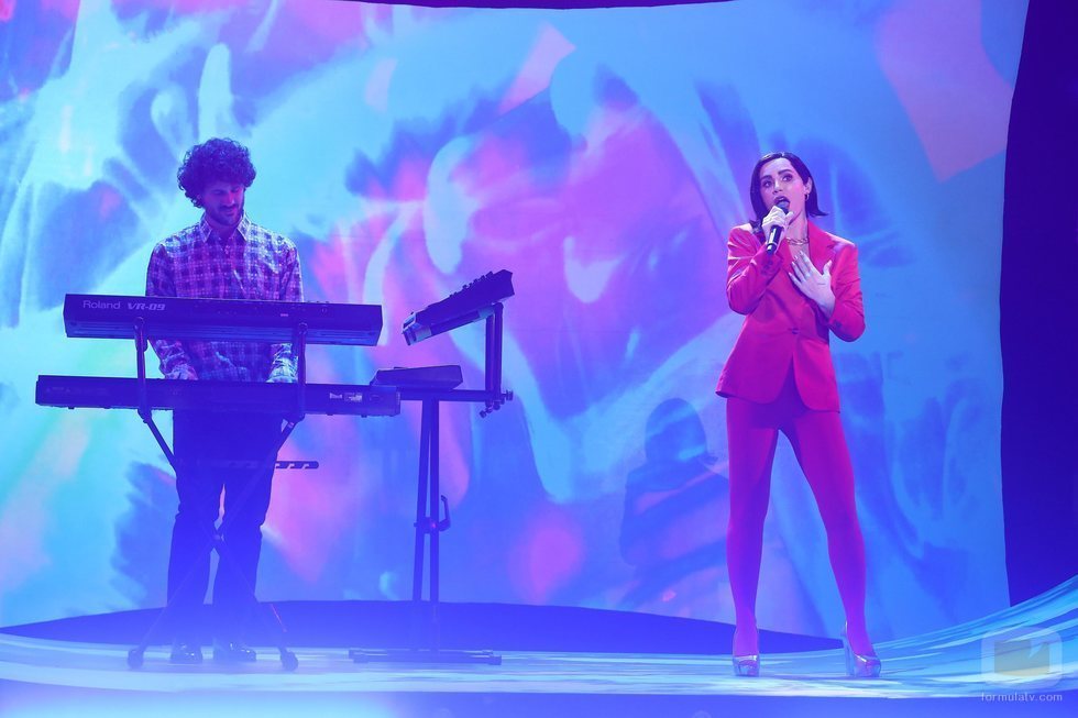 Soraya Arnelas era Dua Lipa en la gala 6 de 'Tu cara me suena'