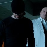 Charlie Cox y Vincent D'Onofrio en la tercera temporada de 'Daredevil'