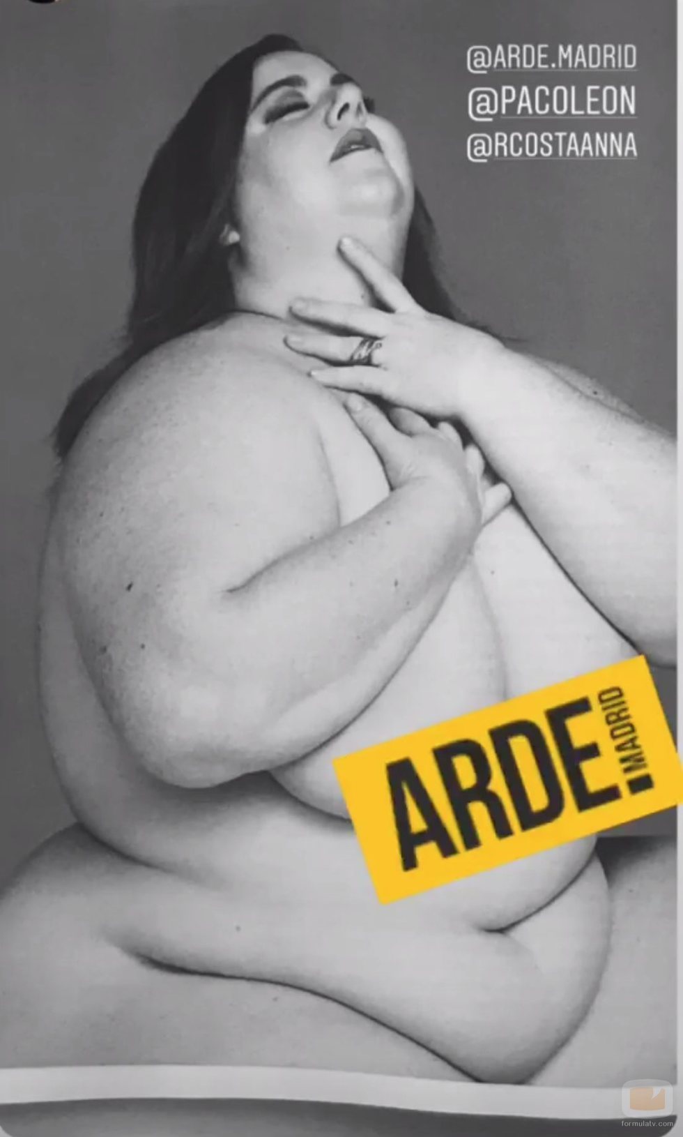 El desnudo de Itziar Castro por el estreno de 'Arde Madrid'