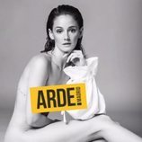 El desnudo de Ana Polvorosa por el estreno de 'Arde Madrid'