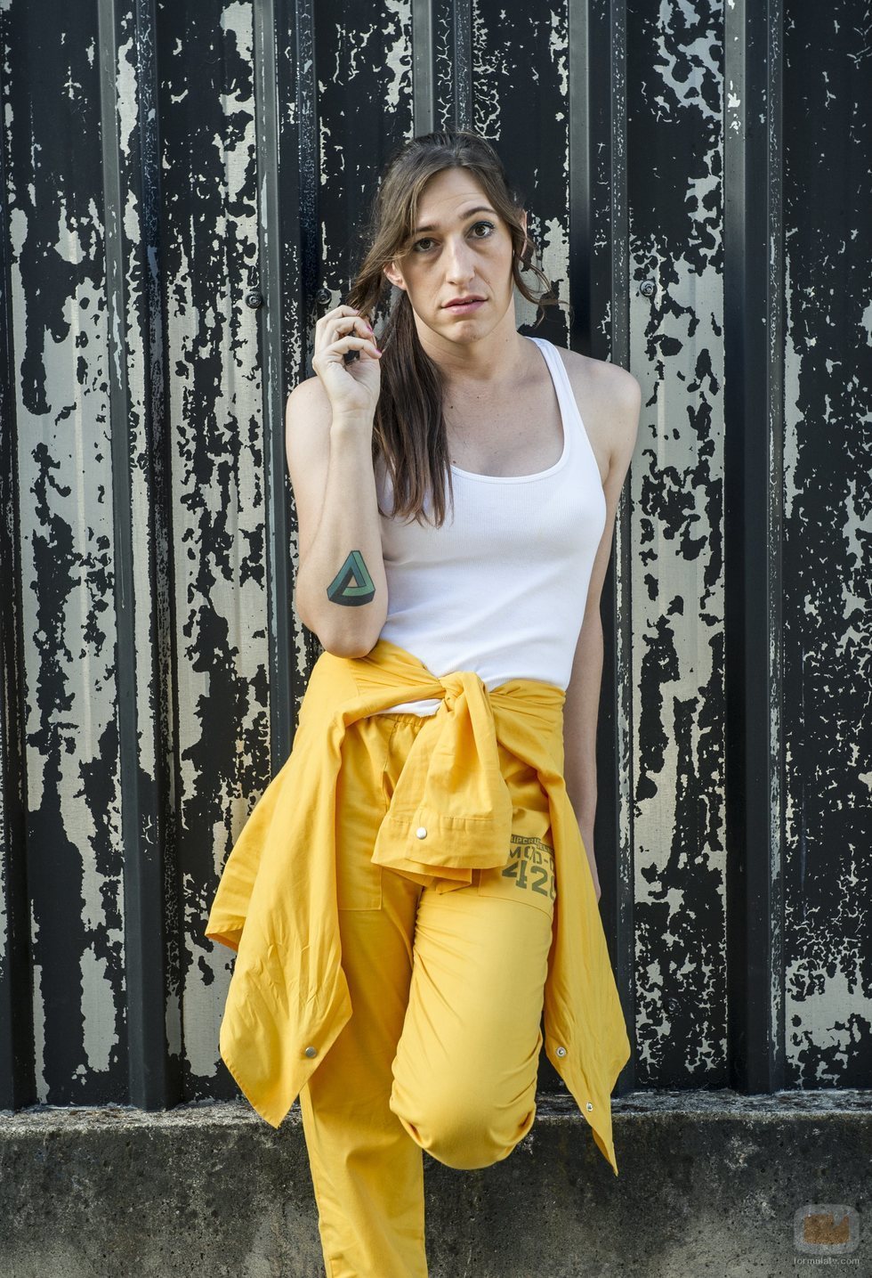Luna (Abril Zamora) en la cuarta temporada de 'Vis a vis'
