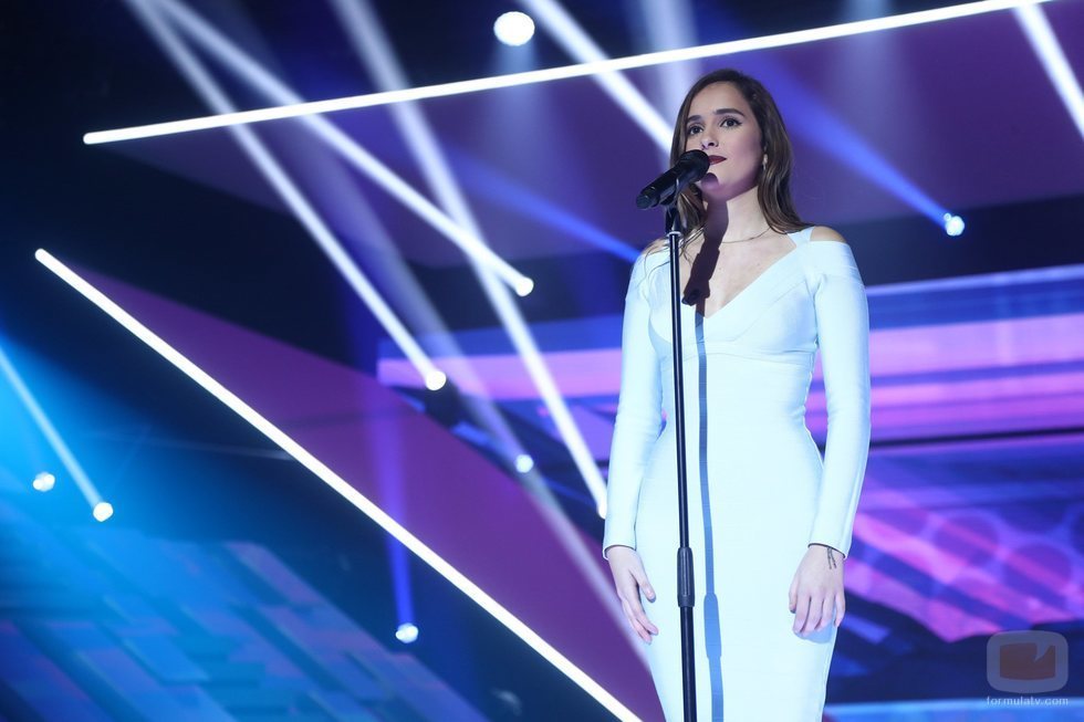 Marilia en su actuación de la Gala 7 de 'OT 2018'