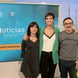 Paula Sainz-Pardo, Eva de Vicente y César Vallejo, de 'La 2 Noticias'