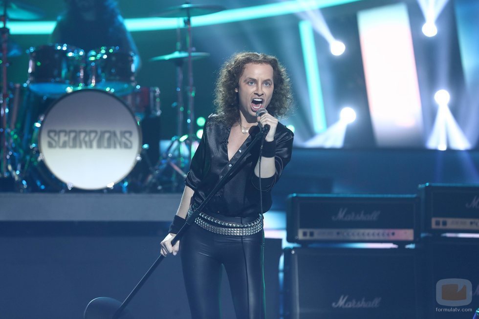 Soraya Arnelas en su actuación de la Gala 7 de 'Tu cara me suena'