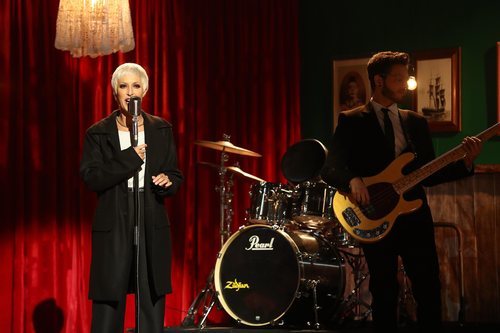 Marta Botía en su actuación de la Gala 7 de 'Tu cara me suena'