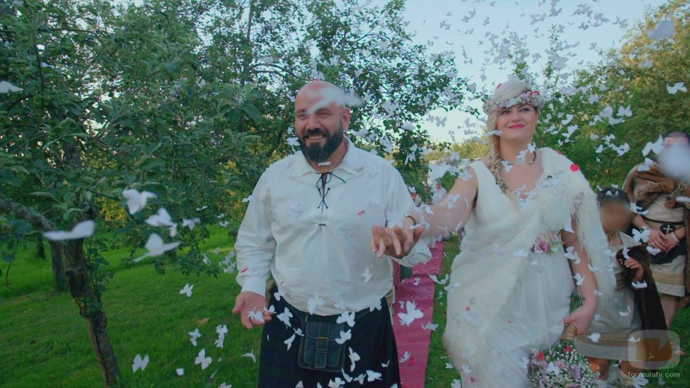 Una pareja celebra una boda celta en 'Cuatro Weddings'