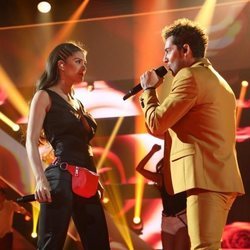 Greeicy y David Bisbal en la Gala 8 de 'OT 2018'