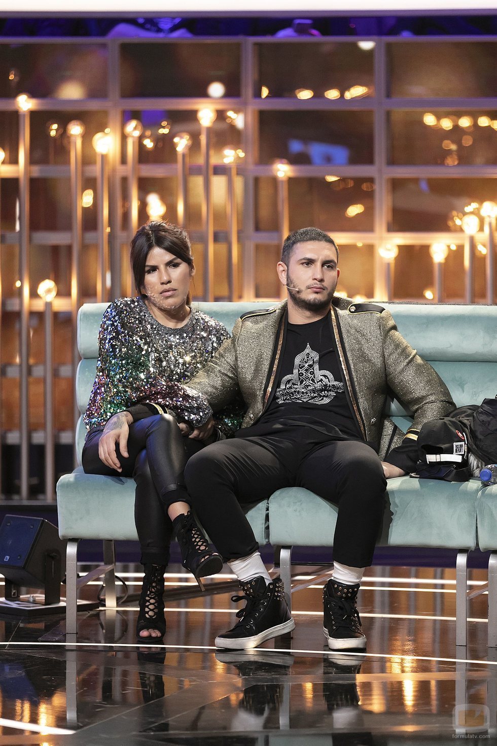 Chabelita Pantoja y Omar Montes durante la Gala 10 de 'GH VIP 6'