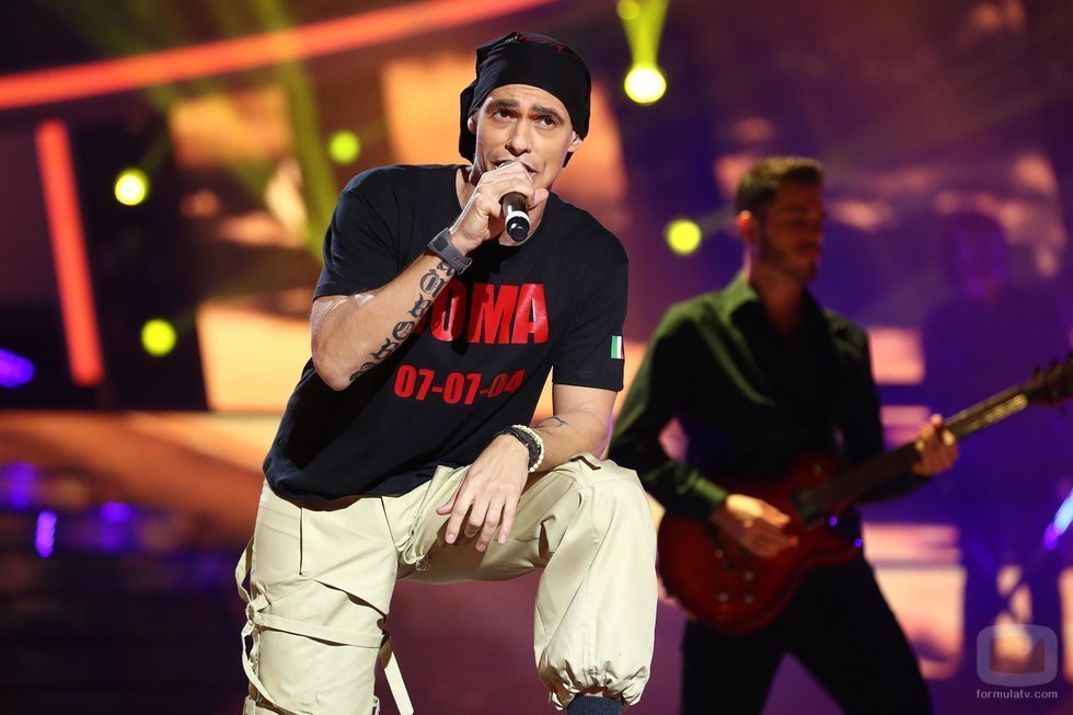 Carlos Baute imita a Eros Ramazzotti en la Gala 8 de 'Tu cara me suena'