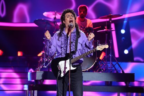 Manu Sánchez como Raimundo Amador en la Gala 8 de 'Tu cara me suena'