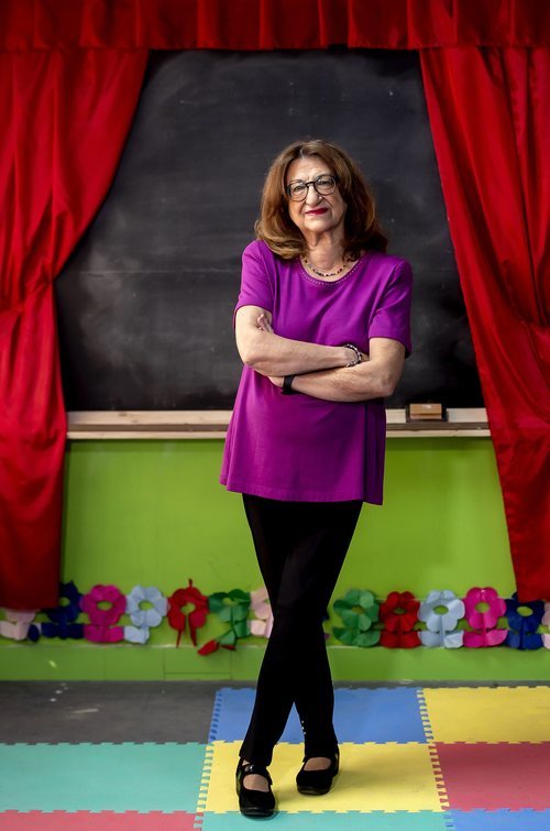 Mamen García como Amparo en la serie 'Señoras del (h)AMPA'