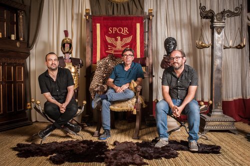 Nacho Vigalondo, Pepón Montero y Borja Cobeaga, directores de 'Justo antes de cristo'