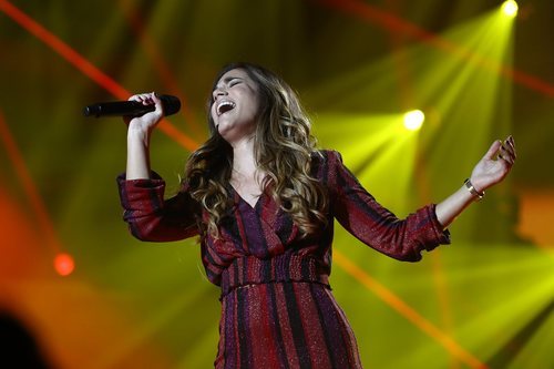 Julia en la Gala 9 de 'OT 2018'