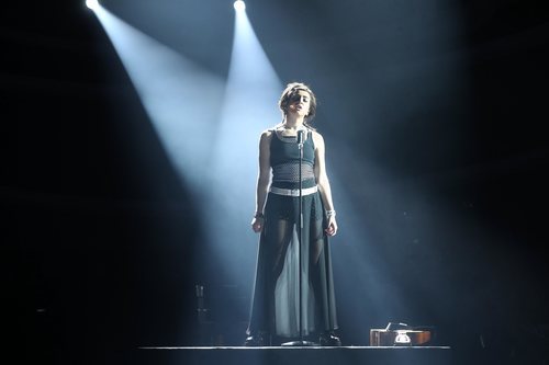 Mimi Doblas imita a Bebe en la Gala 9 de 'Tu cara me suena'