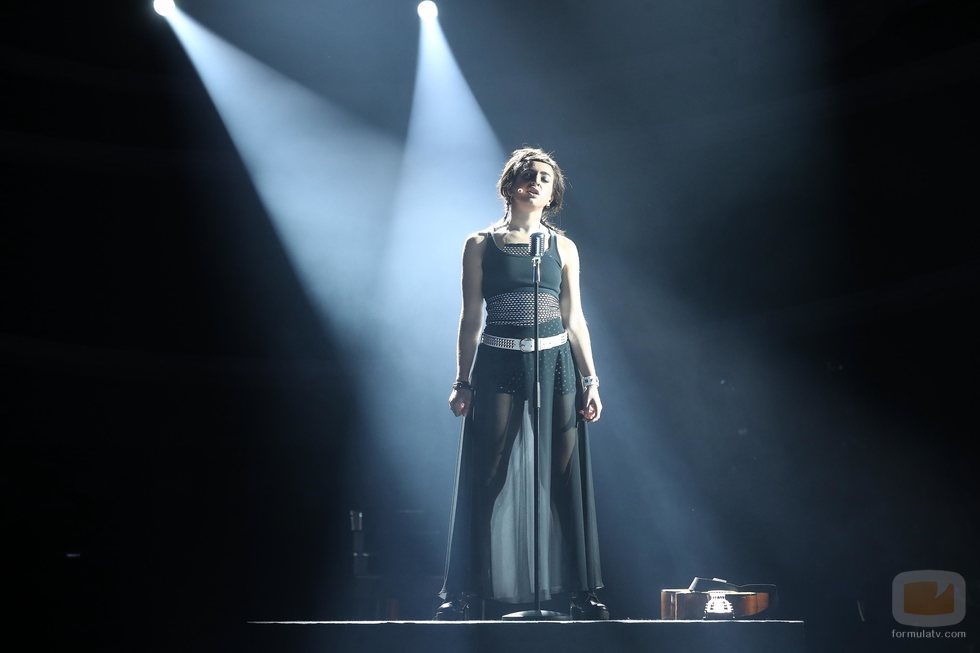 Mimi Doblas imita a Bebe en la Gala 9 de 'Tu cara me suena'