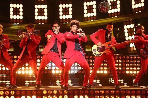 Carlos Baute imita a Bruno Mars en la Gala 9 de 'Tu cara me suena'