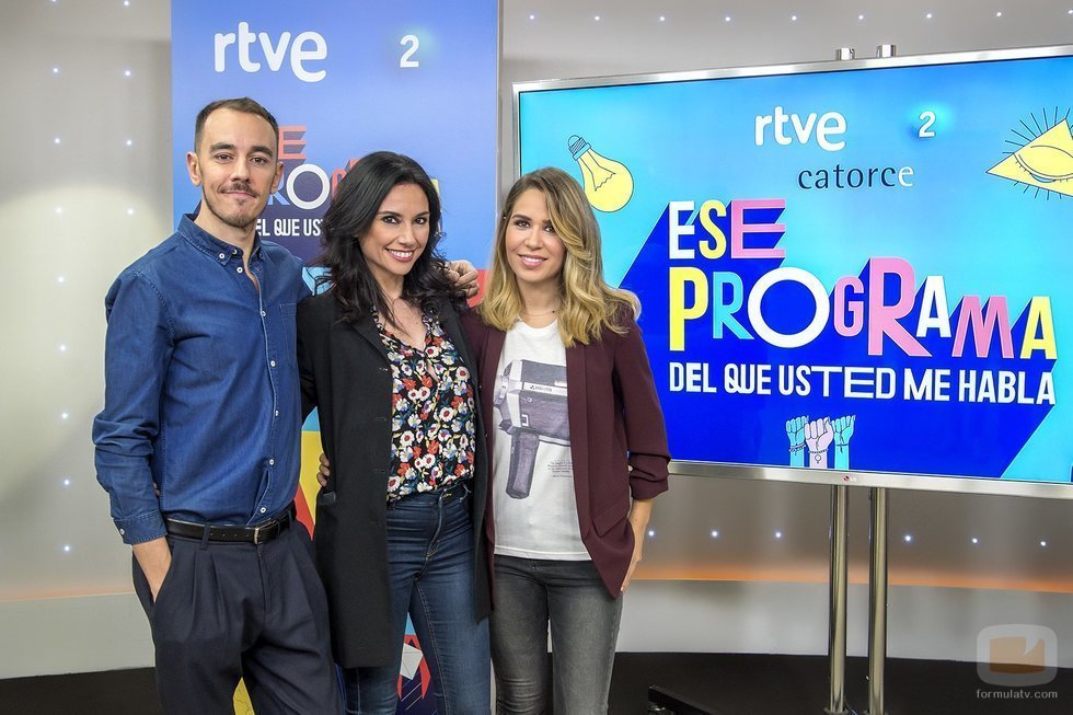 Alberto Casado, María Gómez y Marta Flich presentan 'Ese programa del que usted me habla'