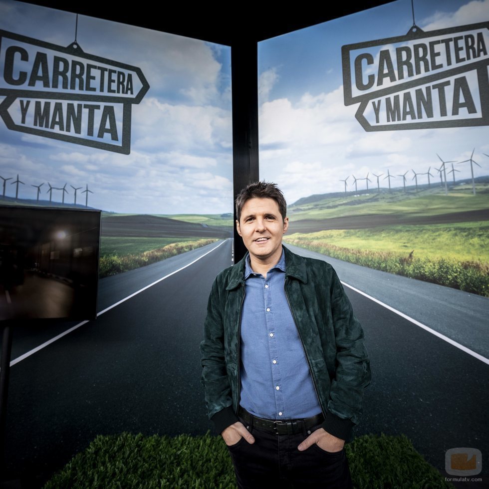 El presentador Jesús Cintora en la presentación de 'Carretera y manta'