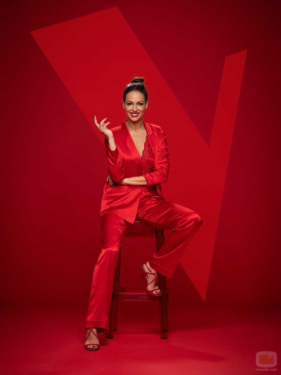 Eva González posa como presentadora de 'La Voz' en Antena 3
