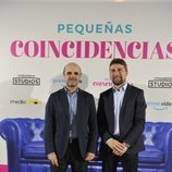 Ignacio Corrales y Ricardo Carbonero en la presentación de 'Pequeñas coincidencias